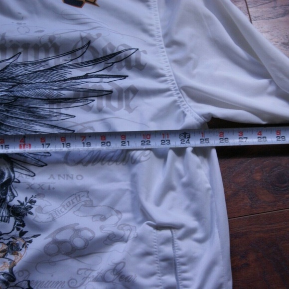 MMA Elite Black & White Track Jacket size XL - Picture 5 of 8